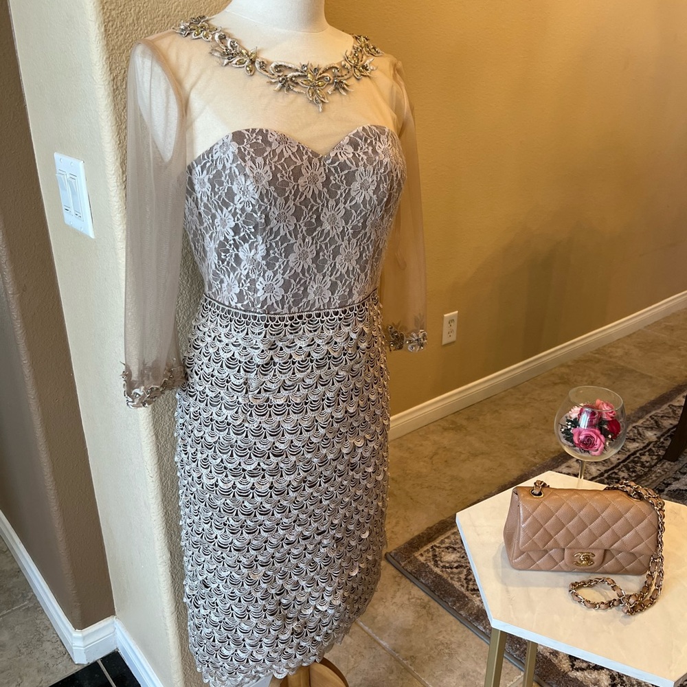 Feriani long sleeve dress